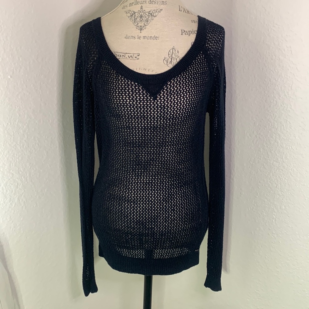 Vintage Hollister Navy Knit Sweater